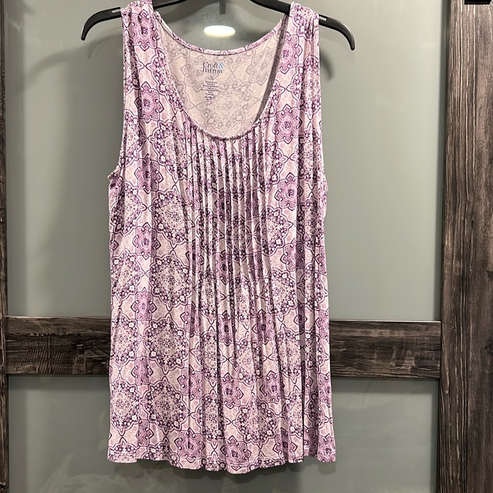 Croft & Barrow tank top, size XL
